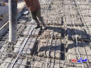 بتن ریزی سقف وافل